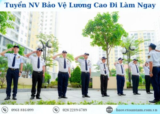 Tuyển 5 nhân viên bảo vệ đi làm ngay